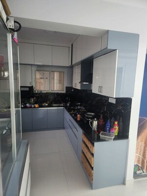 Kitchen in 3 BHK Apartment at Candeur Landmark, Varthur – for Rent