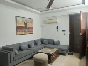 Living Room in 3 BHK Apartment at Vaishali Nagar – for Rent