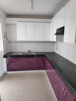 Kitchen in 3 BHK Apartment at Ramprastha City The Edge Towers, Sector 37d – for Rent