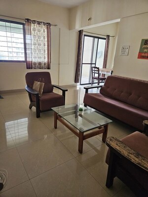 Living Room in 2 BHK Apartment at Sukhwani Hermosa Casa, Mundhwa – for Rent