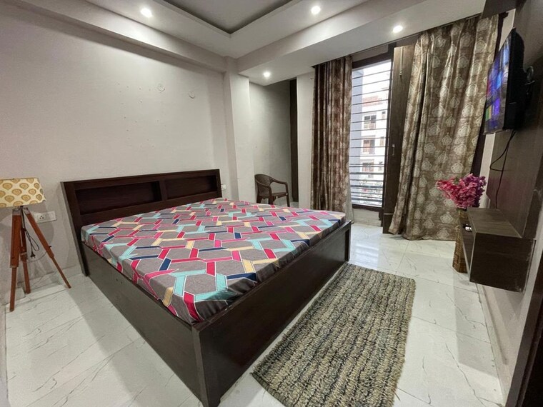 Bedroom, sector 42 1 RK 500 Sq.Ft. Builder Floor In Sector 42 Gurgaon 10655433