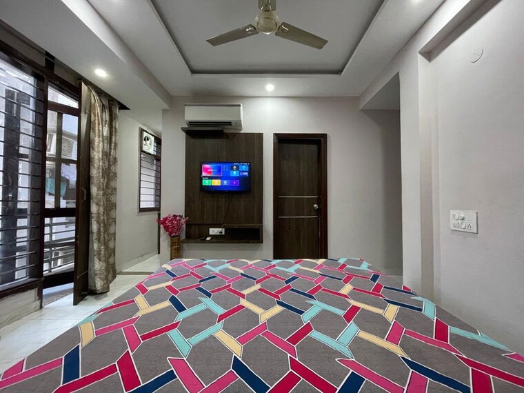 Bedroom, sector 42 1 RK 500 Sq.Ft. Builder Floor In Sector 42 Gurgaon 10655433