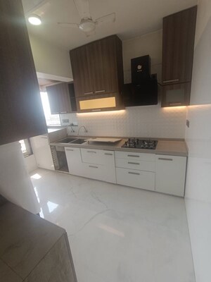 Kitchen in 2.5 BHK Apartment at Akshar Shreeji Heights, Seawoods – for Rent