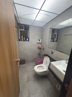 Bathroom in 2 BHK Apartment at Kohinoor Zen Estate, Kharadi – for Rent