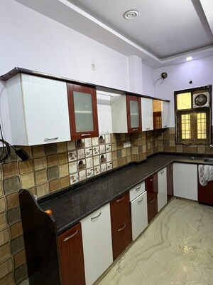 Kitchen in 2 BHK Builder Floor at Rohini Sector 25 – for Rent