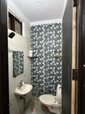 Bathroom in 2 BHK Builder Floor at Rohini Sector 25 – for Rent