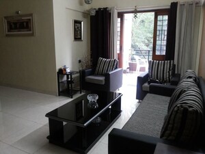 Living Room in 3 BHK Apartment at Kumar Parisar, Kothrud – for Rent