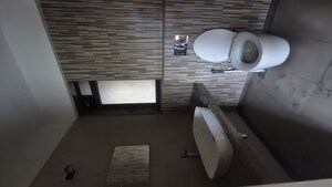 Bathroom in 3 BHK Apartment at Shapoorji Pallonji Vicinia, Powai – for Rent