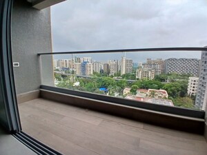 Balcony in 3 BHK Apartment at Shree Park Altezza, Andheri West – for Rent