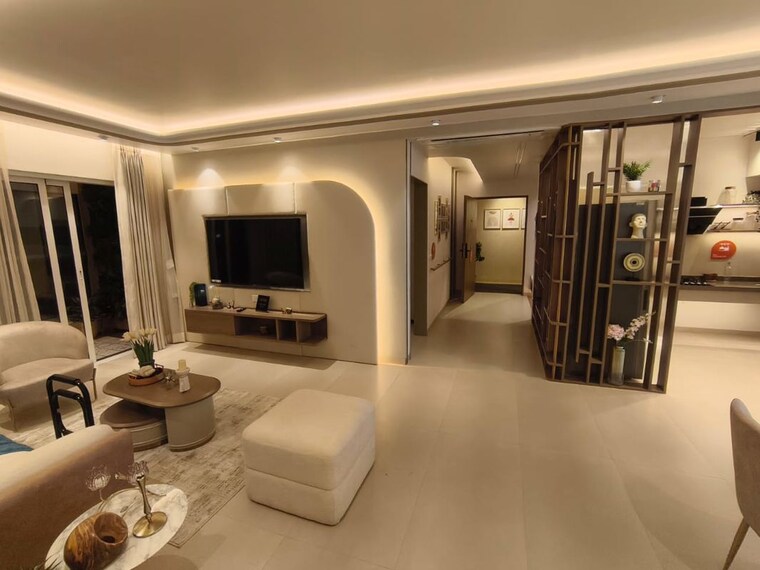 Living Room, kalpataru-parkcity-eternia 3 Bedroom 957 Sq.Ft. Apartment In Kolshet Road Thane 10655640