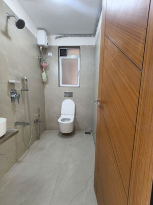 Bathroom in 3 BHK Apartment at Moreshwar 19 East, Nerul – for Rent