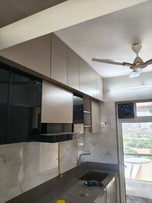 Kitchen in 3 BHK Apartment at Moreshwar 19 East, Nerul – for Rent