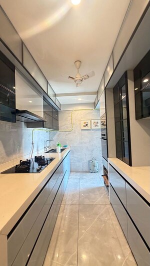 Kitchen in 3 BHK Apartment at Hubtown The Premiere, Andheri West – for Rent