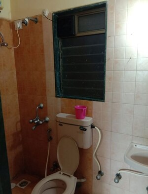 Bathroom in 1 BHK Apartment at Sheth Vasant Galaxy, Goregaon West – for Rent