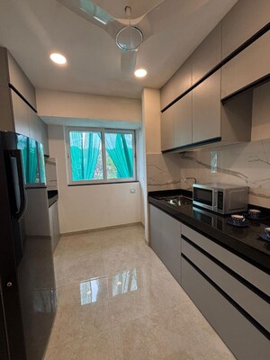 Kitchen in 3 BHK Apartment at Shreem Shree Krishna, Powai – for Sale
