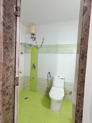 Bathroom in 3 BHK Apartment at Swastik Regalia, Waghbil – for Rent