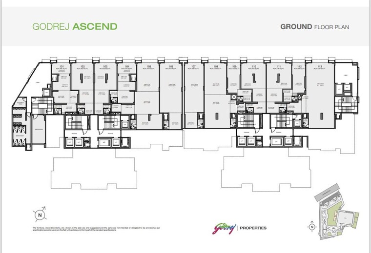 Floor Plan, godrej-ascend Commercial Shop 504 Sq.Ft. In Kolshet Road Thane 10655689