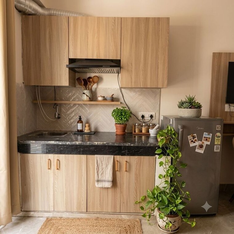 Kitchen, housing-board-colony-sector-51 Studio 450 Sq.Ft. Builder Floor In Sector 51 Gurgaon 10655680