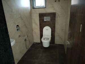 Bathroom in 3 BHK Apartment at Shree Sawan Serenity, Nerul Sector 21 – for Rent