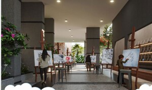 Living Room in 3 BHK Apartment at Radhey Skye, Velmala – for Sale