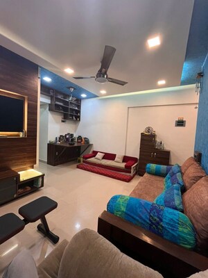 Living Room in 1.5 BHK Apartment at DB Orchid Ozone, Dahisar East – for Rent