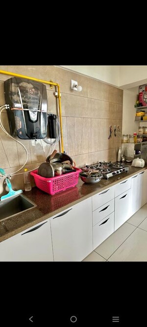 Kitchen in 2 BHK Apartment at Basil Skyline, Tragad – for Rent