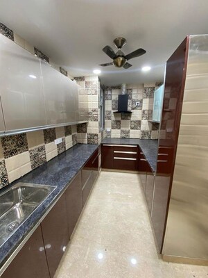 Kitchen in 3 BHK Builder Floor at Safdarjung Enclave – for Rent