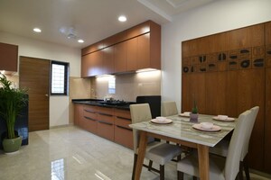 Kitchen in 3 BHK Villa at Spring Woods, Gotri – for Sale