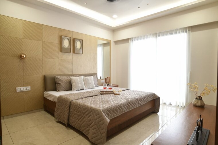 Bedroom, spring-woods 3 Bedroom 1000 Sq.Ft. Villa In Gotri Vadodara 10655810