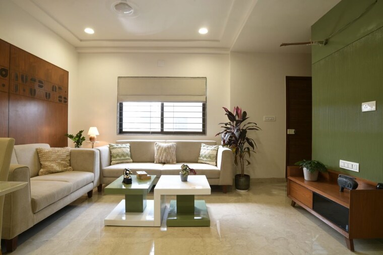 Living Room, spring-woods 3 Bedroom 1000 Sq.Ft. Villa In Gotri Vadodara 10655810