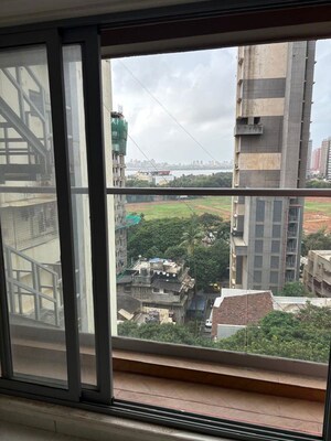Balcony in 2 BHK Apartment at LnT Crescent Bay T6, Parel – for Rent