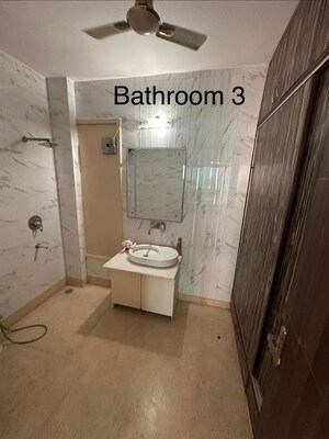 Bathroom in 3 BHK Builder Floor at Ansal Palam Triangle, Palam Vihar Extension – for Rent