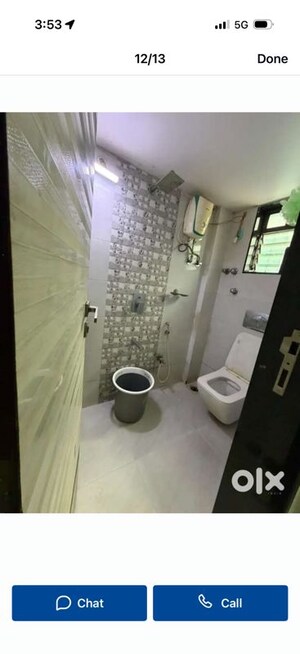 Bathroom in 1 BHK Apartment at New Jay Palace, Yari Road – for Rent