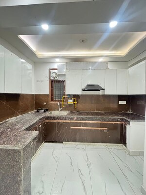 Kitchen in 2 BHK Builder Floor at Palm Residency Chhatarpur, Chattarpur – for Rent