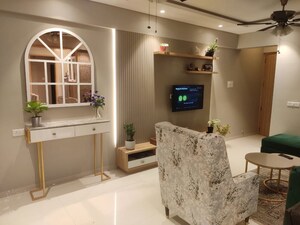 Living Room in 3 BHK Apartment at Aundh – for Sale