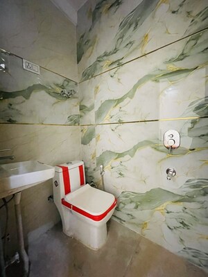 Bathroom in 2 BHK Builder Floor at Sarfabad Village – for Rent