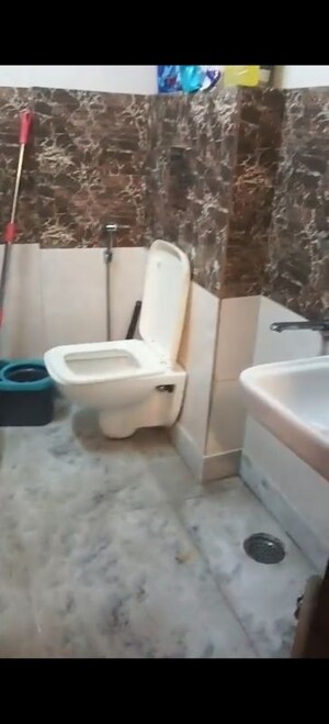Bathroom in 2 BHK Builder Floor at Arjun Nagar – for Rent