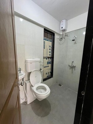 Bathroom in 2 BHK Apartment at Patrachawl Mhada, Goregaon West – for Rent