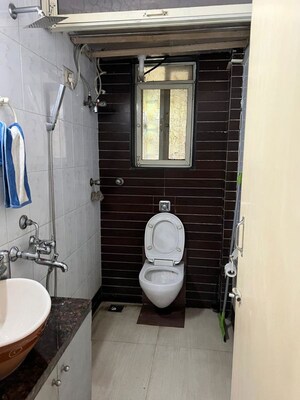 Attached Bathroom in 2 BHK Apartment at Vimla Plaza, Ghansoli – for Rent