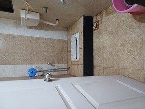 Bathroom in 1 BHK Apartment at Vimla Plaza, Ghansoli – for Rent