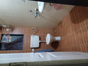 Bathroom in 1 BHK Apartment at Vimla Plaza, Ghansoli – for Rent