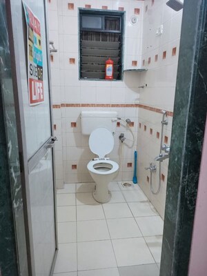 Bathroom in 2.5 BHK Apartment at Vimla Plaza, Ghansoli – for Rent