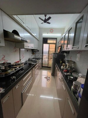 Kitchen in 2 BHK Apartment at Vimla Plaza, Ghansoli – for Rent