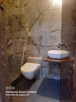 Bathroom in 2 BHK Apartment at Balaji Delta Central, Kharghar – for Rent