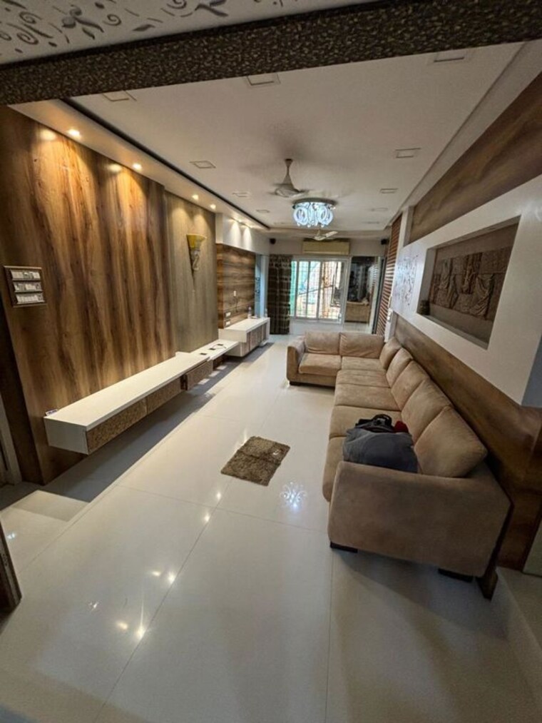Living Room, sai-proviso-aashlesha 3 Bedroom 22000 Sq.Ft. Apartment In Kopar Khairane Navi Mumbai 10656226