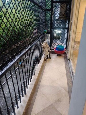 Balcony in 3 BHK Builder Floor at Panchsheel Enclave – for Rent