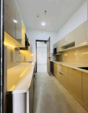 Kitchen in 3 BHK Apartment at Shalimar One World Belvedere Court 3, Gomti Nagar – for Rent