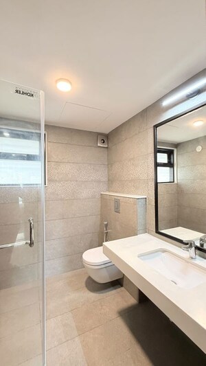 Bathroom in 4 BHK Villa at Embassy Grove, Kodihalli – for Rent