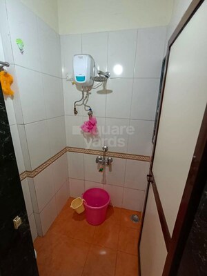 Bathroom in 1 BHK Apartment at Sai Proviso Dhanishta, Kopar Khairane – for Rent