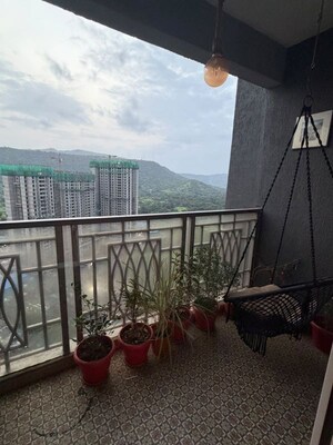 Balcony in 2 BHK Apartment at Paradise Sai World Empire, Kharghar – for Rent
